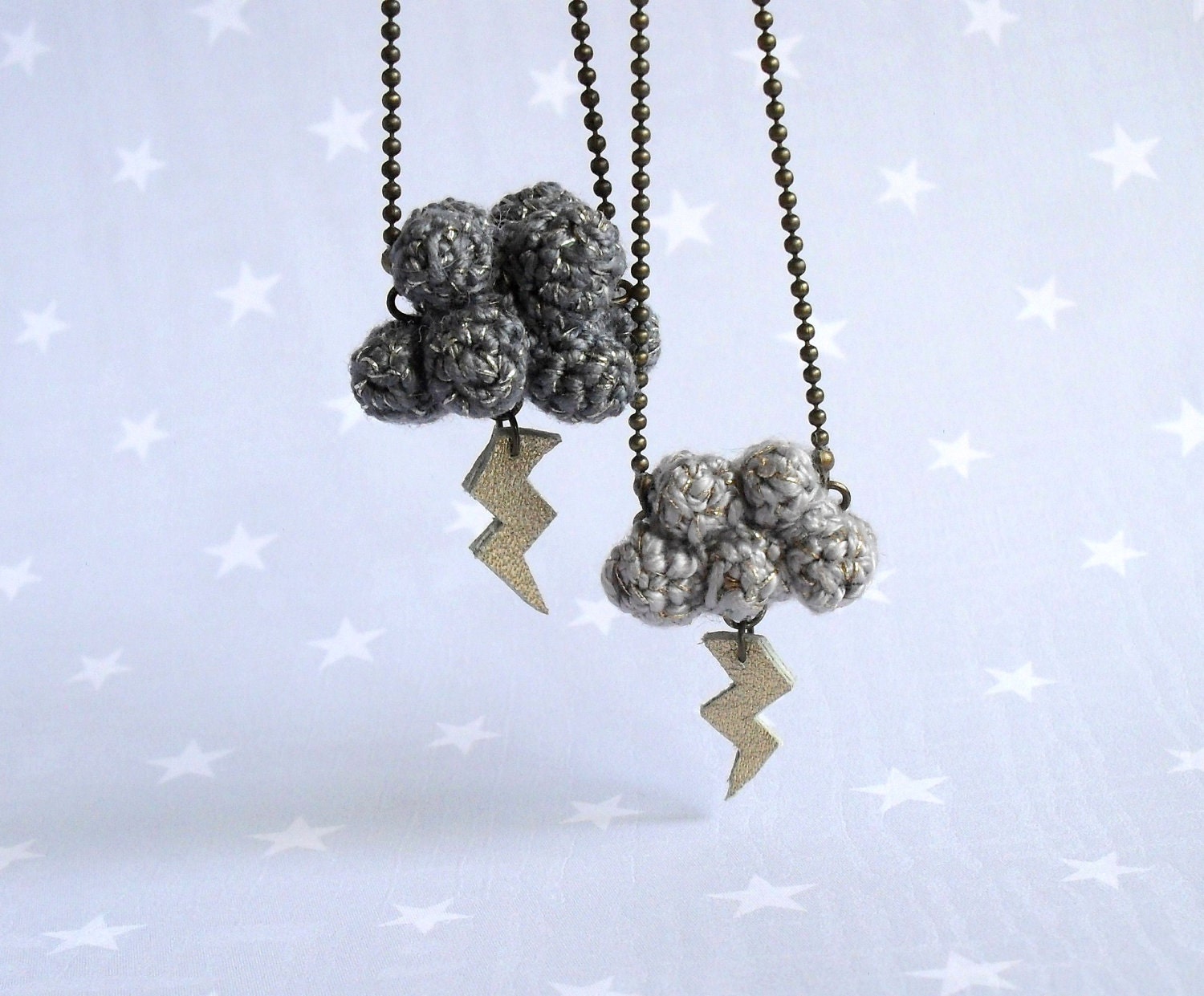 Little storm-Necklace Cloud with lightning