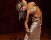 Belly Dance Super Stars Ready, Super Deluxe Tribal Belly Dance Costume. Two part payment plan available.